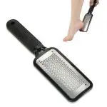 LISHER Callus Remover for Feet Colossal Foot Rasp and Professional Stainless Steel Foot Flie Scrubber Pedicure Tool to Foot Care Remove Hard Skin Can be Used to Wet and Dry Feet (Large)