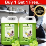 BLISS & BLUSH Dishwash Liquid Green 10 Liter Combo pack of 2| More Power Molecules Leaves No Residue, Grease Cleaner For All Utensils