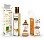 GO WOO Pack of 2 Clove Bud Essential Oil and Neem Carrier Oil - 100% Pure For Skin Care 110ML