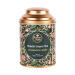Karma Kettle Elaichi Green Tea Loose Leaf - Green Tea, Cardamom, Nutmeg, Cinnamon, Clove & Black Pepper - 100 Gm Tin