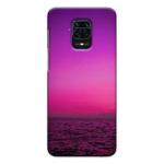 MobiEra Redmi Note 9 Pro Magenta Sea Wallpaper Plastic Designer Printed Hard Case Cover