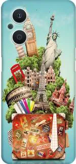 Coverooz Oppo F21 Pro 5G Multicolor Vinyl Illustrations Printed Mobile Skin