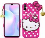 RICHBURG Xiaomi Redmi 9A Pink Rubber Light Weight Mobile Back Cover