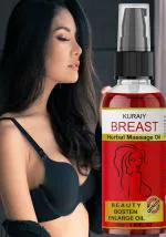 KURAIY 100% Pure Breast Enlargement Massage Oil Really Work Enhance Firming Lifting Nursing Larger Small Flat Breasts Best Up Size Bust Care