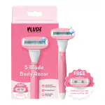 Plush 5-Blade Sweden Stainless Steel Razor