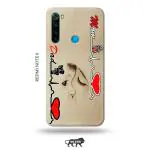 Tweakymod Printed Mom Dad Back Cover For Redmi Note 8