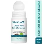 WishCare Under Arm Roll On Serum - 5% AHA, 3% Kojic Acid - Underarm Lightening & Odour Control - Aqua Fresh