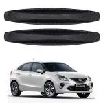 Oshotto (BP-03) Car Black Rubber Bumper Protector/Corner Moulding Compatible with Toyota Glanza -(Set of 4 pcs)