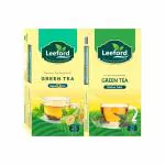 Leeford Green Tea Aqua Slim and Divine Tulsi for Weight Loss Combo Pack, ( 2 x 25 Tea Bags )