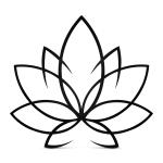 Felicia Decors Lotus Metal Wall Art | Wall Hanging Decor Art Piece Lotus Flower Design | Metal Wall Decor for Living room, Bedroom and office | Laser cutting and powder coated Colour finish.