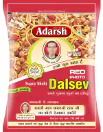 ADARSH NAMKEEN Super Super Shahi Dalsev Mixture Namkeen Normal Spicy Dalmoth Teatime Snack of India Made with All Natural Ingredients (1 Kg)