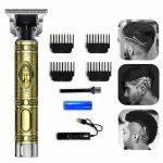 MADSWAS Golden T99 Haircut Grooming Professional Trimmer Kit Metal Body Rechargeable (Gold)