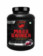 Red Horn Mass Gainer |25g High Protein, High Calories for Lean Muscle Mass |3kg, (Cookies & Cream)