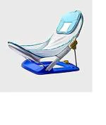 Maanit Blue Baby Bather Bathtub with Removable Head Support Cushion