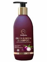 Nimbarka Neem & Onion Shampoo for Hair Growth & Hair Fall Control | All Hair Types Shampoo | No Paraben, No Sulphate, No Silicone | 250 Ml
