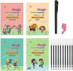 Ntz Drawing Magic Pen Magic 4 Copy Book For Kids Hand Writing (Set Of 4)