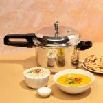 Vinod 18/8 Stainless Steel Outer Lid Pressure Cooker - 7 Ltrs (Induction Friendly)