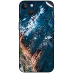 GADGETSWRAP Printed Vinyl Skin Sticker for Apple iPhone 14 Plus - ocean shore view