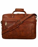 Hard Craft Rust Leather Messenger Bag 15.6 inch