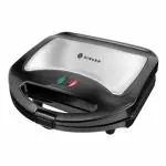 Singer Grande Sandwich Toaster 750-Watt with Non-stick Coated Fixed Plates (750 Watts, Black)