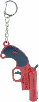 Blue Aura The Salespark Red Metal Pubg Battlegrounds Flare Gun Key Chain
