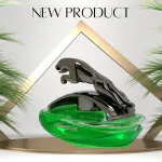 YOURKARTS.COM JAGUAR DESIGN REFILLABLE CAR LIQUID PERFUME(GREEN)