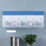 Denzcart Ac Cover Air Conditioning Dust Cover Folding Designer Ac Cover For Indoor Split Cover Washable Foldable Dustproof Cover ( Approx 1 Ton / Mix Design / 1 Pc) (Ac Curtain)