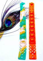 Kavim Kids RA 22343 Plastic (PVC) Rakhi Set (Two Pop it Kids Rakhi)