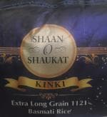 SHAAN-E-SHAUKAT 1121 KINKI 26KG EXTRA LONG GRAIN BASMATI RICE.