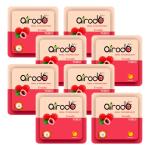 Airodo Dual Technology Fruity Punch Power Pocket | Power Gel Air Freshener- Bathroom and Toilet | Lasts Up to 30 Days | 24h Protection | Fruit Punch Pack of 8