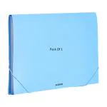 Shining Zon Expanding File Folder, Letter Size Fits A4 Blue - with 13 Pockets