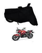 Feelitson Black Non-Water Proof Bike Body Cover With Buckle Belt For Hero Xtreme 200R