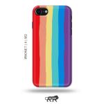 Tweakymod Printed Rainbow Colour Back Cover For Iphone 7