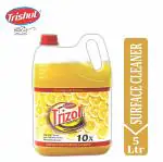 Trishul Trizol Disinfectant Surface Cleaner Lemon Fresh with 10X Power Killed Germs & Bacteria 99.99% (5 Ltr-Pack of 1)