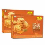 Haldiram's Nagpur Kaju Butter Cookies, Pack of 2 (250 g x 2)