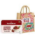Herbanuts Saudi Arabian Mabroom Dates 1Kg, Mabroom Dates Original, Mabrum Dates ( JUTE BAG FREE)
