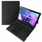 ProElite Wireless Bluetooth TouchPad Keyboard flip case Cover for Lenovo Tab M10 FHD Plus 3rd Gen 10.6 inch, Black