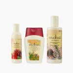 moha herbal hair shampoo 100ml - moha 5 in 1 hair oil 200ml and moha Hair Serum 100ml