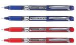 Pilot Hi-Tecpoint V10 Grip Medium Point Liquid Ink Pen | Tip Size - 1.0 MM | Dimpled Rubber Grip with Unique Dimple Tip Technology | Ink Colour - 3 Blue and 3 Red | Pack of 6