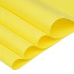 SEJASCOLLECTIONS | Pack of 10 | Yellow Color, Big/Full Size Chart Paper, Used in Art and Craft, Collage, Projects, Props, Decorations, Posters etc. Plain/Unrulled, Size: 70x56 centimetres, 200 GSM.