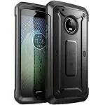 SUPCASE Unicorn Beetle PRO For Moto G5 Plus Black Resistent Bumper,Holster Back Cover