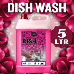 BLISS & BLUSH Dishwash Liquid 5 Liter Pink | Tough on Grease, Gentle on Hands | Safe for Baby & Pet Utensils | Eco-Friendly & Paraben-Free