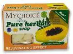 My Choice Pure Herbal Papaya Soap - 100 g