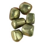 Divinity Crystals Pyrite Tumbled Stone Pebbles Wealth Attraction, Money And Prosperity (Pack Of 2)