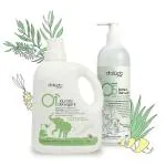 Diatodo Junior Baby Safe Organic Non Allergenic Laundry Detergent Liquid 950 ml and Dish Wash Liquid 500 ml (Pack of 2)