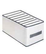 SH NASIMA Wardrobe Clothes Organizer, 8 Grids Skirts, T-shirts, Jeans (Grey) Pack of 1