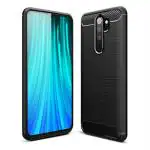 Zapcase Black Rubber Back Cover For Xiaomi Redmi Note 8 Pro 19.5 x 13.5 x 2 cm