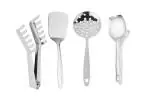 Urban Buy Stainless Steel Noodle Tong, Small Palta, Small Poni and Small Lalde (Pack of 4)