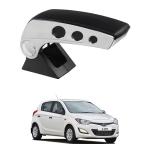 Oshotto Dual Tone Car Armrest Console Black & Chrome Compatible with Hyundai i20 (2008-2012)