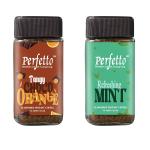 Perfetto Coffee Powder Choco Orange And Mint Flavoured No Added Sugar 50 G (Pack Of 2)